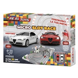 RE.EL Toys Autodráha Micro Slot Race Alfa Romeo 1:87 Autodráhy a stavebnice IQ models