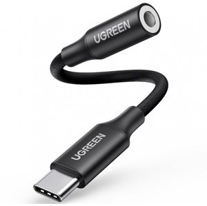UGREEN AV161 audio adapter USB-C to mini jack 3.5mm (black) PC a GSM příslušenství IQ models