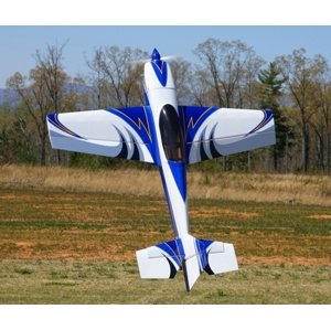 60" Extra NG - Modrá/Bílá/Stříbrná 1,52m Modely letadel IQ models