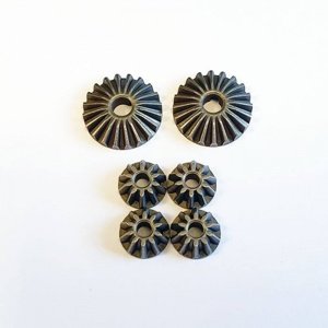 SWORKz HET sada ozubených ocelových koleček diferenciálu, 4+2 ks. Náhradní díly IQ models