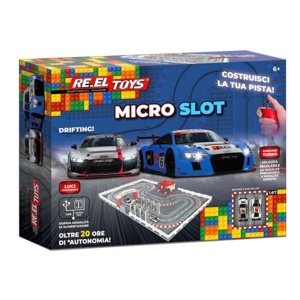 RE.EL Toys autodráha Micro Slot Race Audi 1:87 LED světla Autodráhy a stavebnice IQ models