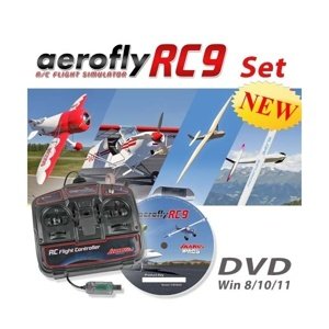 Aerofly RC9 na DVD pro Win8/10/11 s USB ovladačem RC Simulátory IQ models