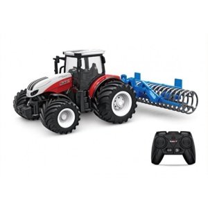 Zemědělský traktor s kompaktorem, outlet RC stavební stroje IQ models
