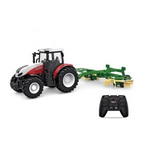 Zemědělský traktor se shrnovačem sena 1:24 2,4ghz rtr, outlet RC stavební stroje IQ models