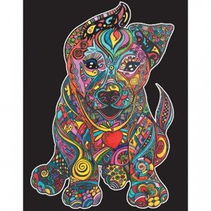 Colorvelvet Sametový obrázek Štěňátko 47x35cm Obrazy vel. L IQ models