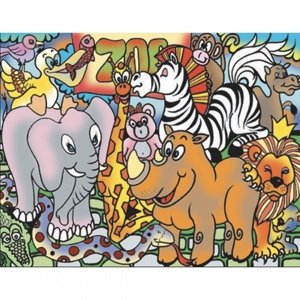 Colorvelvet Sametový obrázek ZOO 21x29,7cm Home IQ models