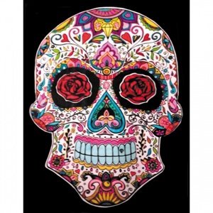 Colorvelvet Sametový obrázek Lebka 21x29,7cm Home IQ models