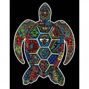 Colorvelvet Sametový obrázek Želva 21x29,7cm Home IQ models