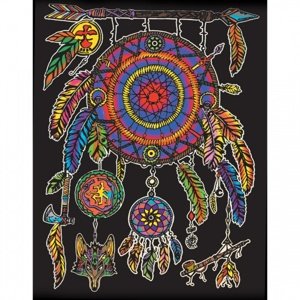Colorvelvet Sametový obrázek Lapač snů 21x29,7cm Obrazy vel. S IQ models
