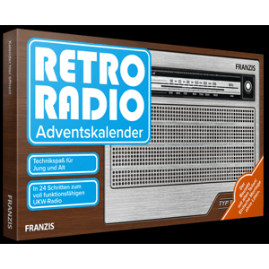 Franzis adventní kalendář Retro rádio stavebnice Home IQ models