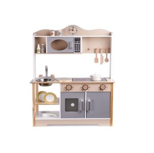 Violet Dětská kuchyňka dřevěná, šedá barva Home IQ models