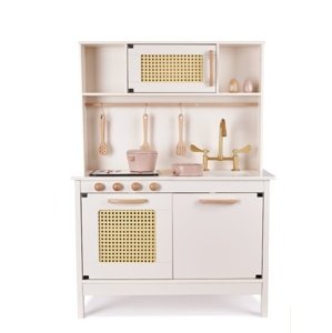 Violet Dětská kuchyňka retro dřevěná s doplňky boho Home IQ models