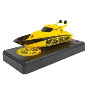 RC mini jachta Dortmund- Nefunkční, zřejmě nemá akumulátor kapacitu, outlet RC lodě IQ models