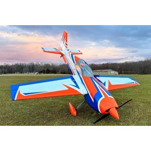 104" Extra 260 - Oranžová/Modrá 2,64m Modely letadel IQ models