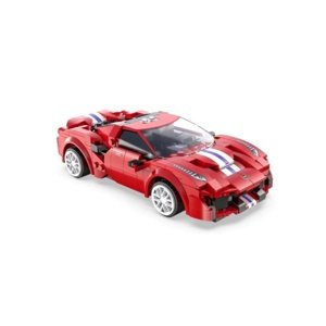 CaDA RC programovatelná stavebnice sportovní auto Red RAce Car 306 dílků Home IQ models