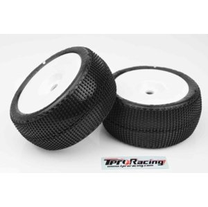 TPRO 1/8 Truggy MAGIC SQUARE - Soft T3 - nalepené, bílé disky, 2 ks. Příslušenství auta IQ models