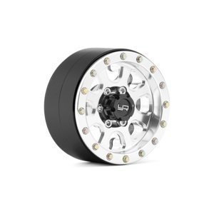 1.9 Aluminum CNC 8 Spoke Beadlock, 2ks Stříbrné Příslušenství auta IQ models