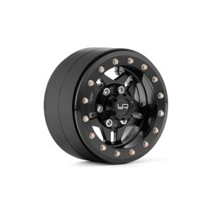 1.9 Aluminum CNC 5 Spoke Beadlock, 2ks Černé Příslušenství auta IQ models