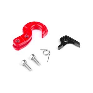 Kovový hák s pojistkou 1/10 červený Příslušenství auta IQ models