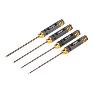 Sada hliníkových šroubováků imbus (1.5/2.0/2.5/3.0mm tvrzená HD ocel) Černo/zlaté Nářadí IQ models
