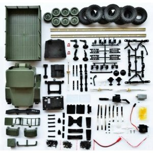 Military truck WPL B-16K, outlet RC auta IQ models