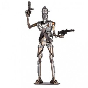 Metal Earth Luxusní ocelová stavebnice Star Wars Mandalorian IG-11 ™ Home IQ models