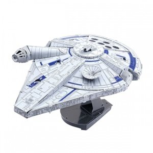 Metal Earth Luxusní ocelová stavebnice Star Wars Lando´s Millennium Falcon Home IQ models
