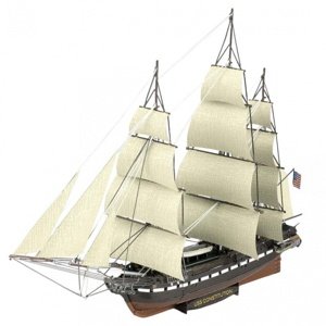 Metal Earth Luxusní ocelová stavebnice USS Constitution Home IQ models