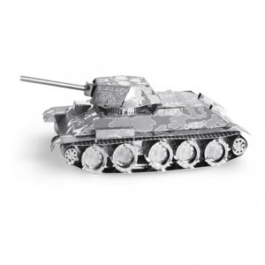 Metal Earth Luxusní ocelová stavebnice T-34 Tank Home IQ models