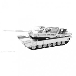 Metal Earth Luxusní ocelová stavebnice M1 Abrams Tank Home IQ models