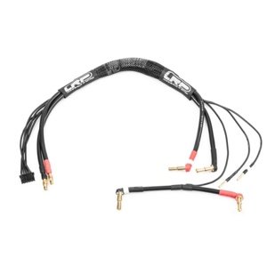 Nabíjecí kabel 35cm 2x2S LiPo HARDCASE z G4 na P4/5 včetně balančního konekt. XH Konektory a kabely IQ models