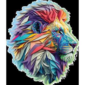 Wooden City dřevěné puzzle - Lev 250 dílů Home IQ models