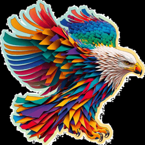 Wooden City dřevěné puzzle - Orel 250 dílů Home IQ models