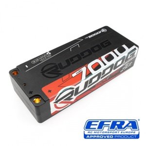 RUDDOG Racing 7000mAh 150C/75C 7.6V 113mm Mid Short Stick Pack LiPo-HV Battery Akumulátory IQ models