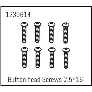 Button Head Screw M2.5*14 (8) Velkoobchod Absima IQ models