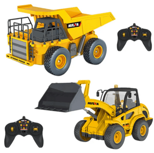 Huina RC sada sklápěč a kolový nakladač 1:24 Home IQ models