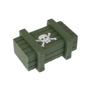 Dřevěná krabice zelená expedice 1/10 Příslušenství auta IQ models