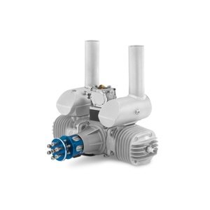 Motor GP 123 ccm V2 včetně tlumiče a příslušenství Spalovací motory IQ models