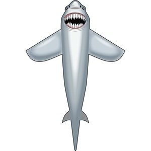 Invento drak žralok bílý Home IQ models