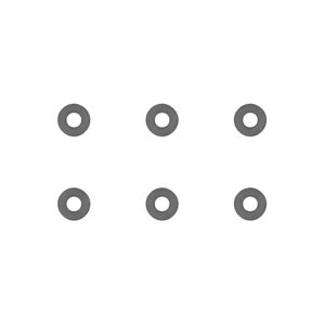 M5 podložka 2.5x6x1 Vrtulníky IQ models