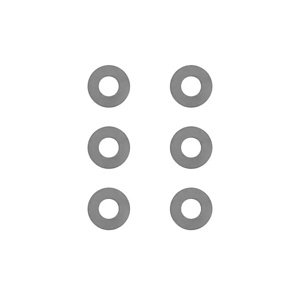 M5 podložka 3x7x0.5 Vrtulníky IQ models