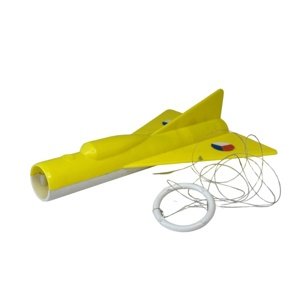 Zvukové letadlo MiG žluté Home IQ models