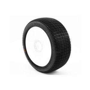 ADDICTIVE V2 BUGGY S3 (MEDIUM) nalepené pneumatiky, bílé disky, 2 ks. Příslušenství auta IQ models