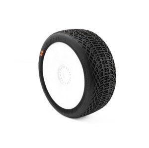 I-BARRS V3 BUGGY S3 (MEDIUM) nalepené pneumatiky, bílé disky, 2 ks. Příslušenství auta IQ models