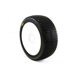 TRIGON V3 BUGGY S2 (SOFT) nalepené pneumatiky, bílé disky, 2 ks. Příslušenství auta IQ models