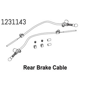 1231143 - Cables Set (DIG Brake System) CR4.4 Velkoobchod Absima IQ models