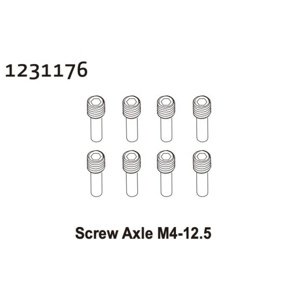 1231176 - Screw Pin M4x12.5 (8) Velkoobchod Absima IQ models