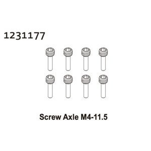 1231177 - Screw Pin M4x11.5 (8) Velkoobchod Absima IQ models