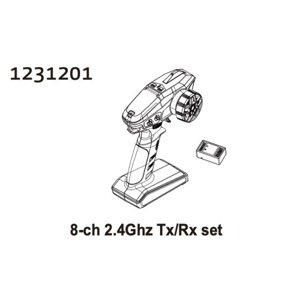 1231201 - 8-CH 2.4Ghz TX/RX Set CR4.4 PATROL RC auta IQ models