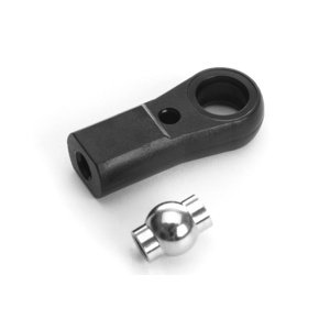 MAXI kloubek M3 s kulovým kloubem 6,0mm a vrtáním 3,0mm, 100 ks. Příslušenství letadla IQ models